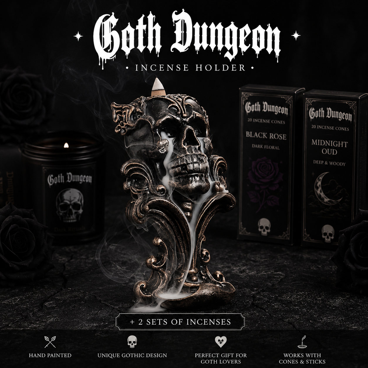 GOTHDUNGEON | INCENSE HOLDERS