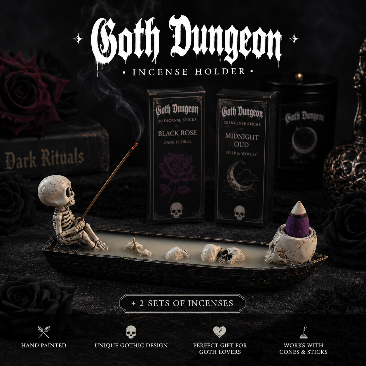GOTHDUNGEON | INCENSE HOLDERS